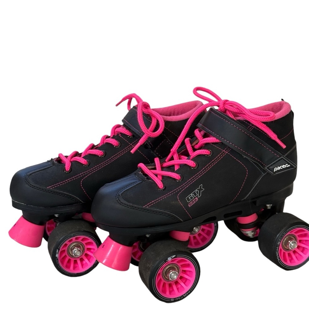 GTX 500 Adult Black and Pink Rink Skates by Pacer - Picture 3 of 10